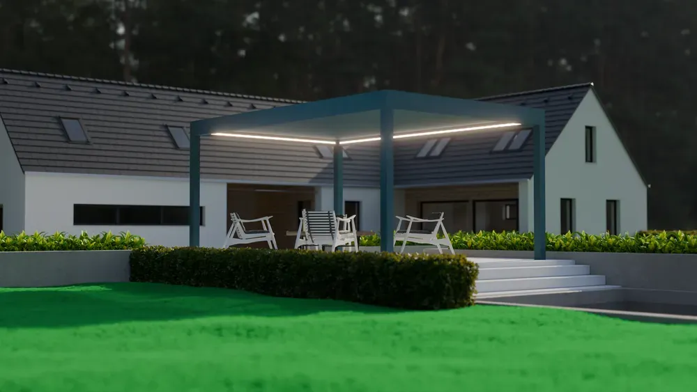 Mapalu Pergola lamelowa skladana 2 opt