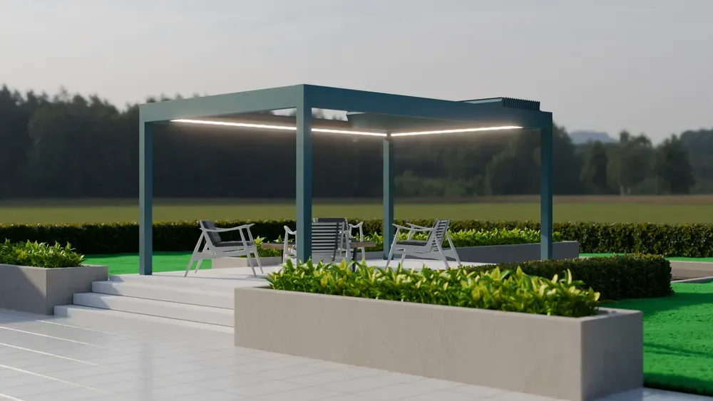 Mapalu Pergola lamelowa skladana 4 opt