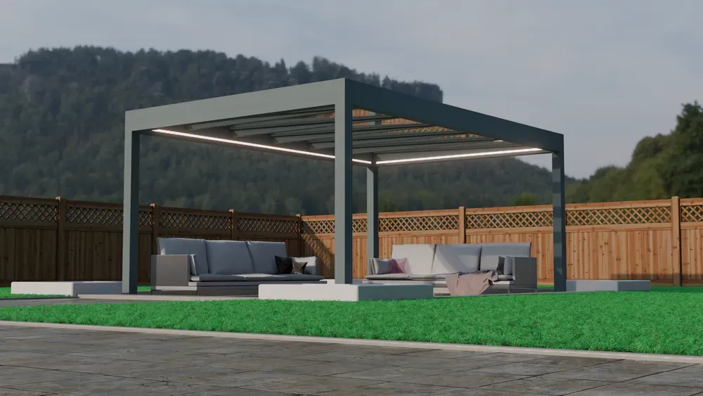 Mapalu pergola szklana dachowa 31 opt