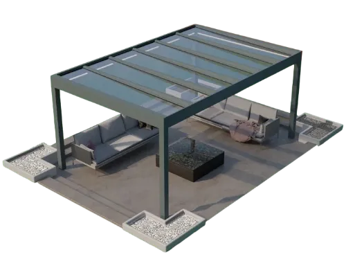 Mapalu - pergola szklana dachowa
