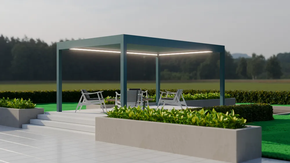 Mapalu - Pergola lamelowa składana
