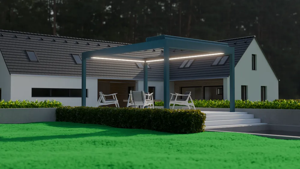 Mapalu - Pergola lamelowa składana